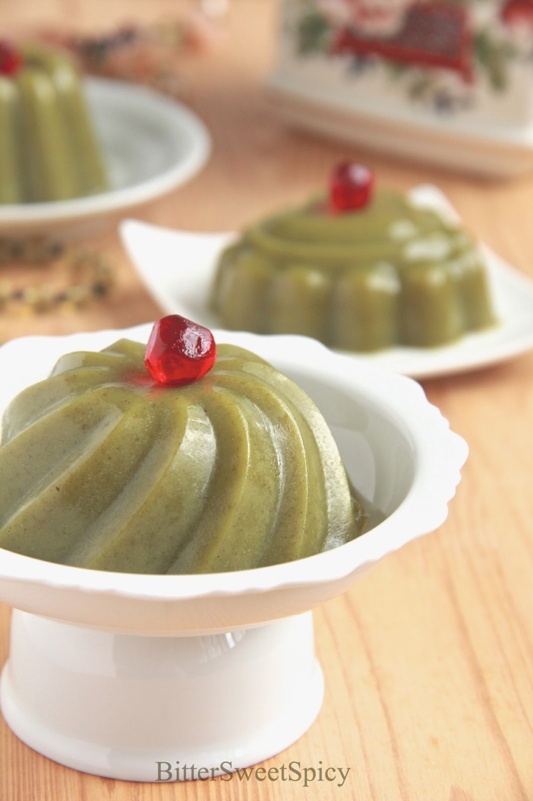 BitterSweetSpicy Green Bean Pudding