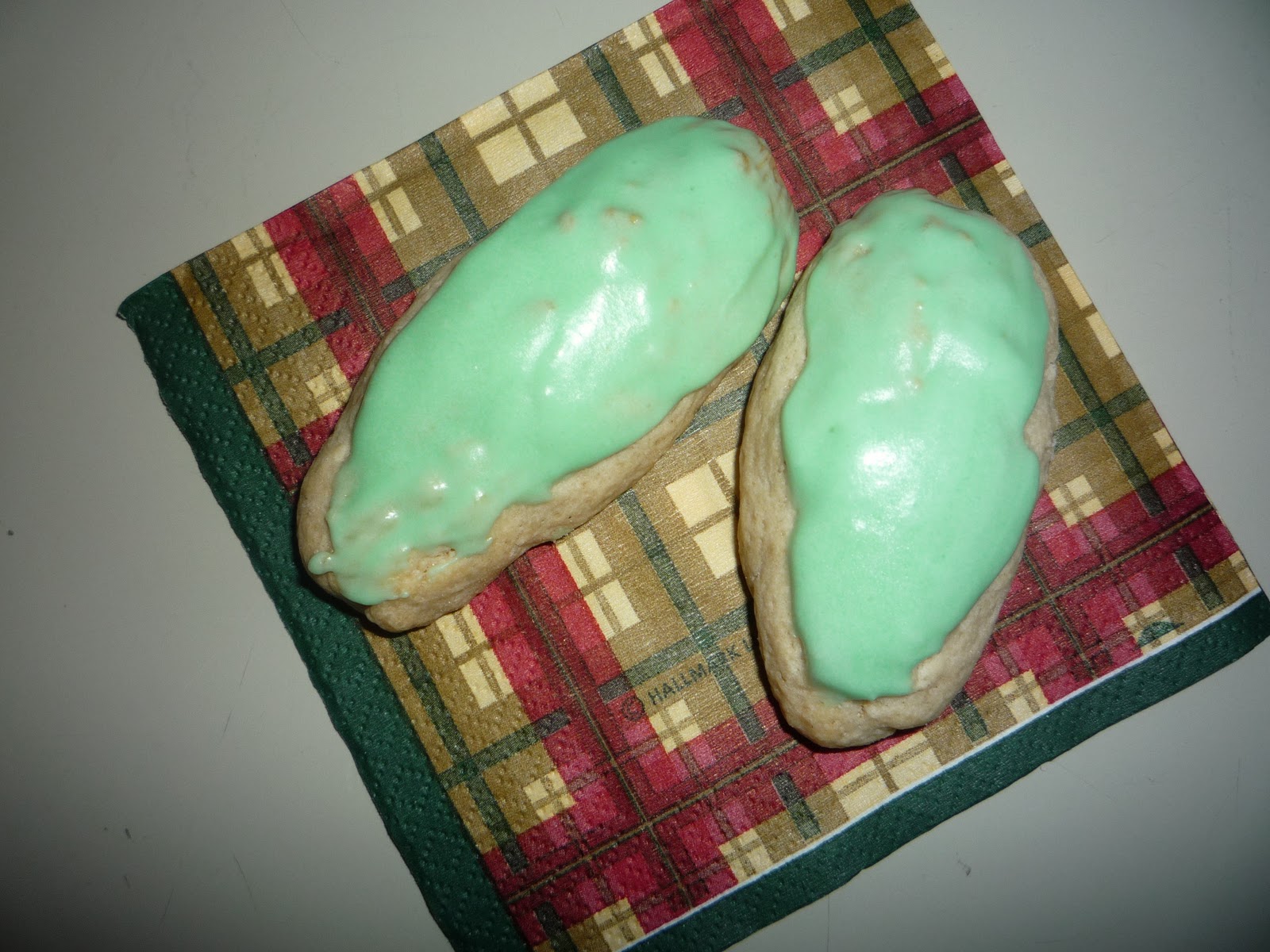 Carried Away with Vintage Gourmet Frosted Eggnog Logs