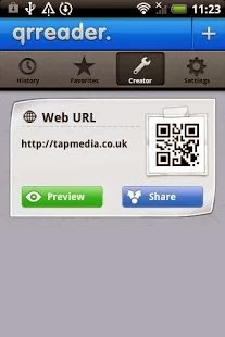 QR Reader for Android - screenshot