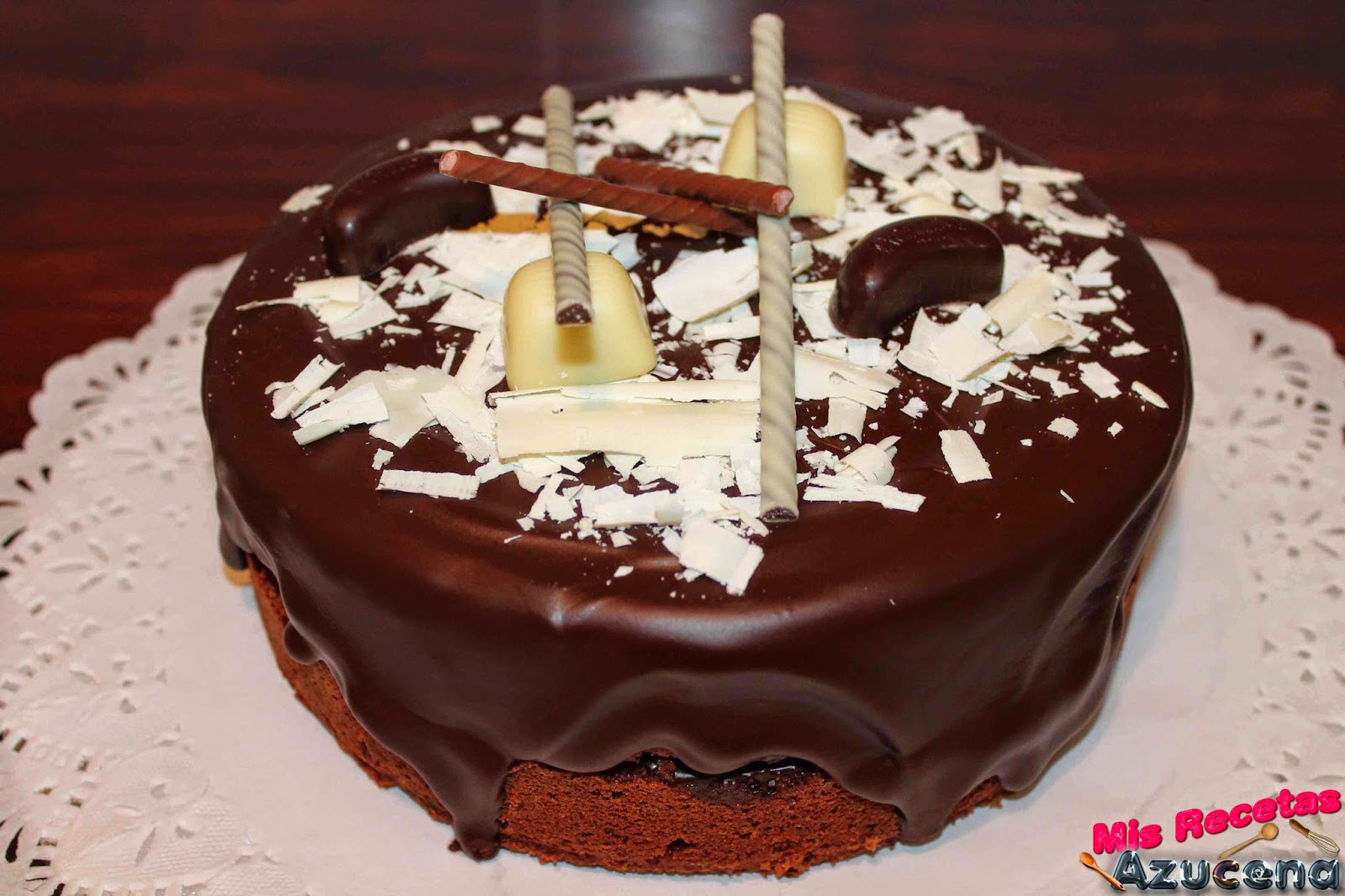 Pastel De Chocolate Y Naranja
