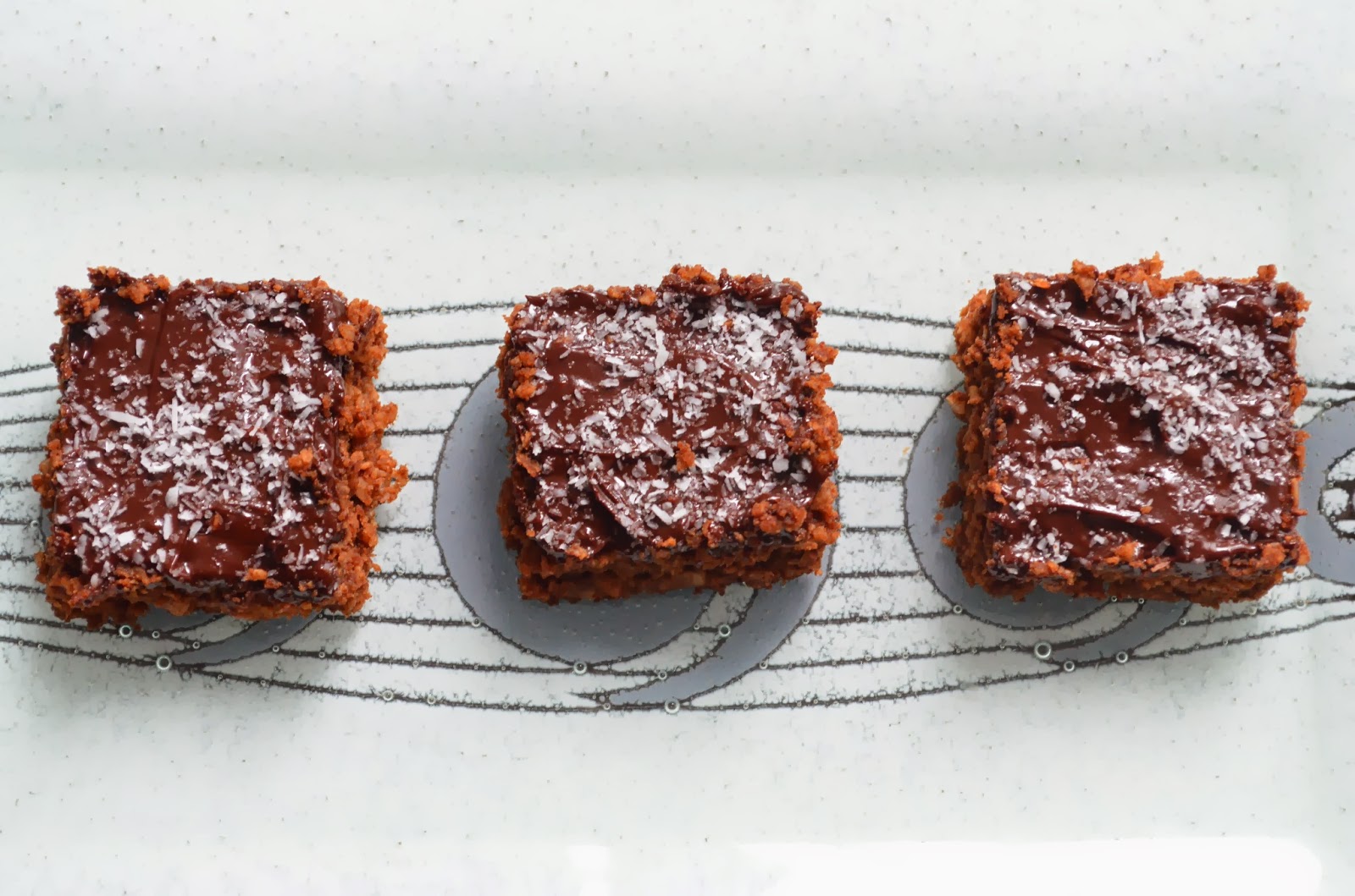 Forever Nutrition Chocolate oat slice