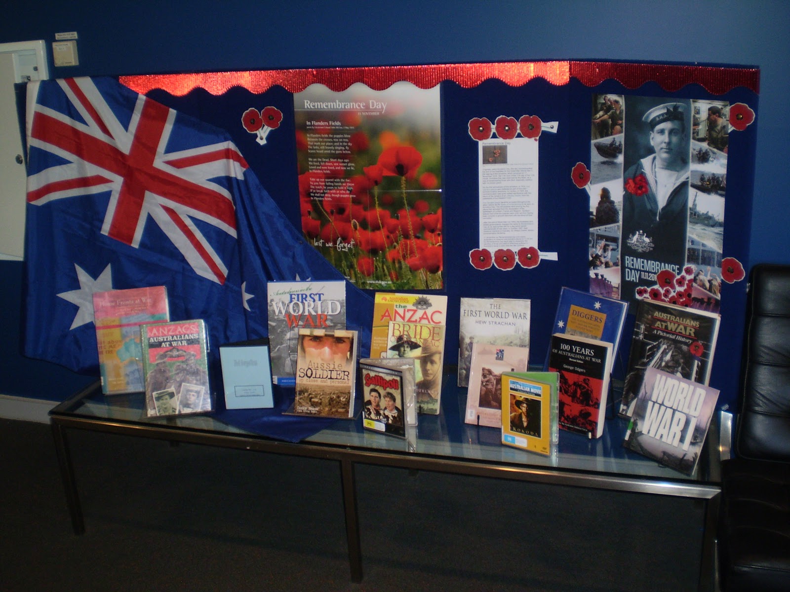 Canning College Library Displays