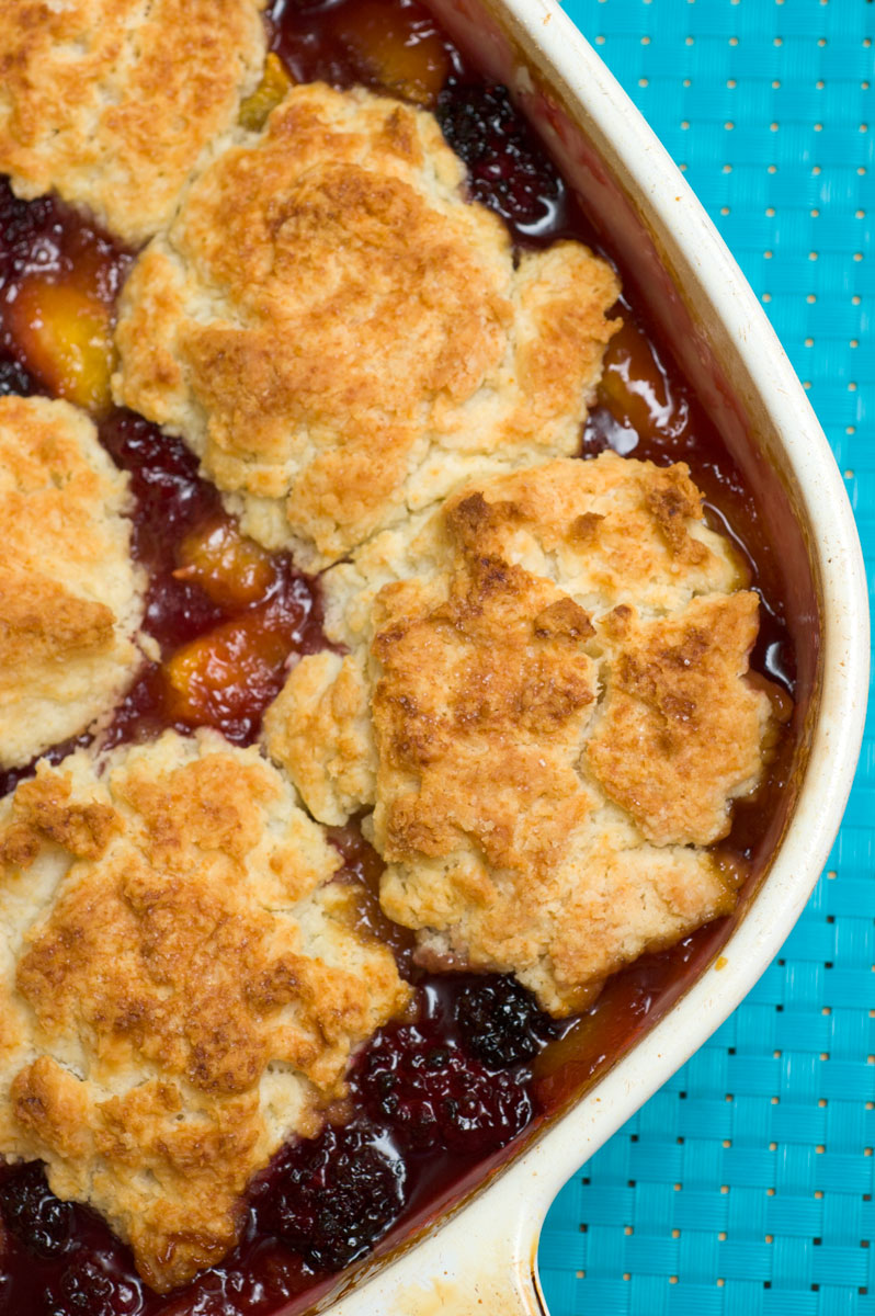 Blackberry Peach Cobbler