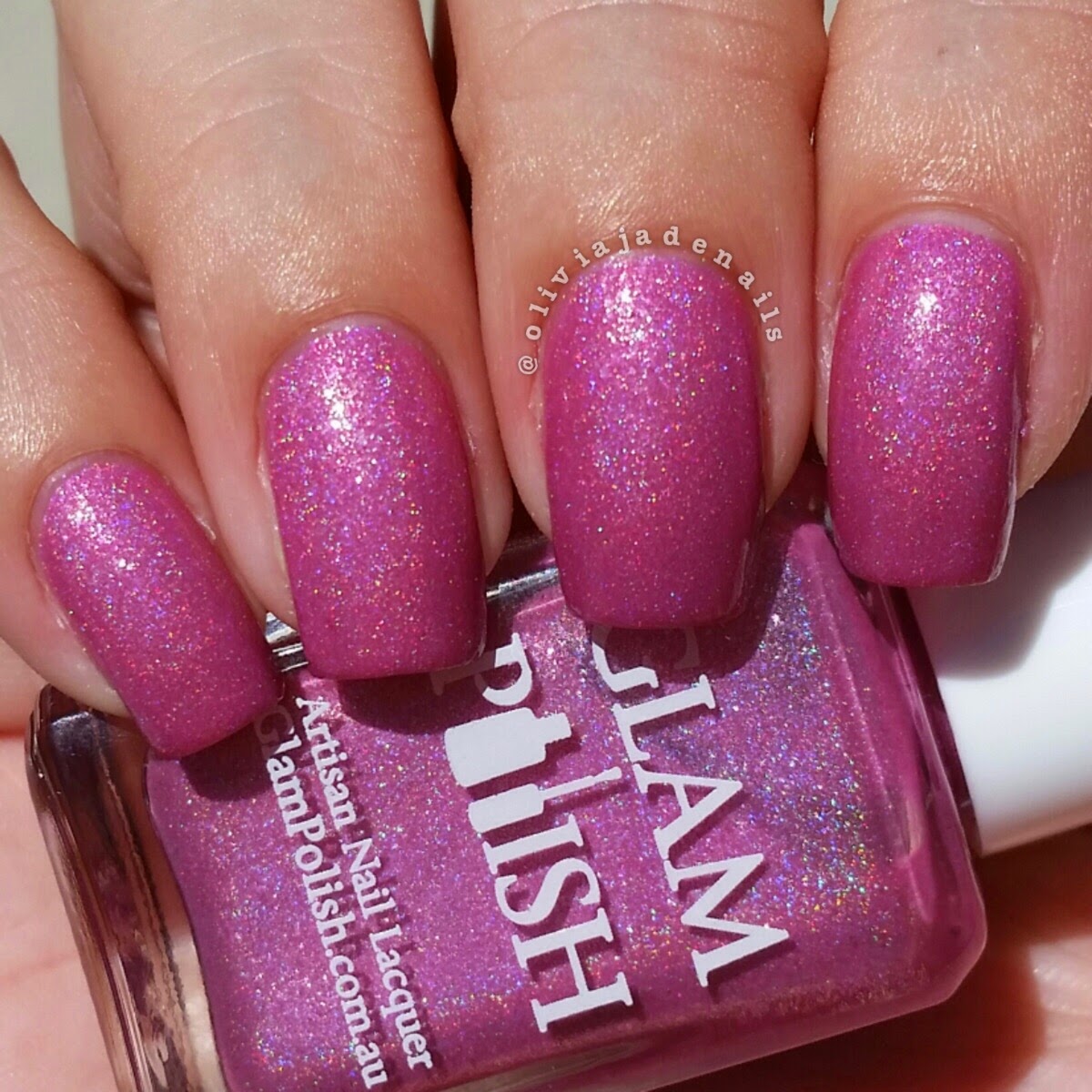 Glam Polish Hey Mama swatched by Olivia Jade Nails