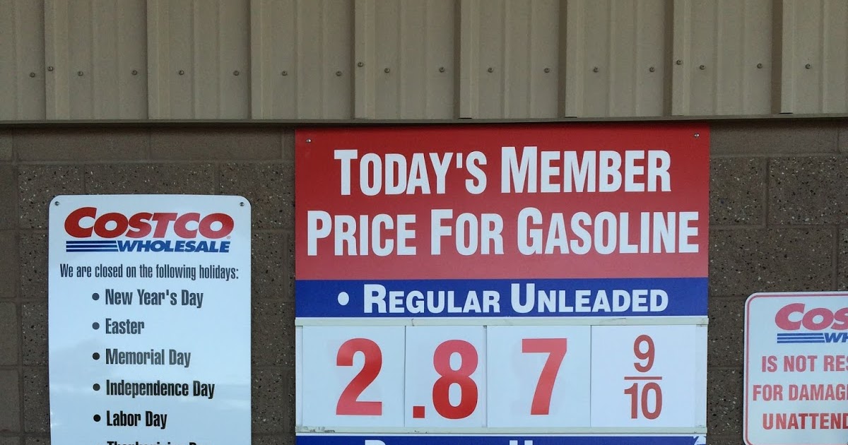 Current Costco Gas Prices (April 19, 2015 Redwood City, CA) Costco