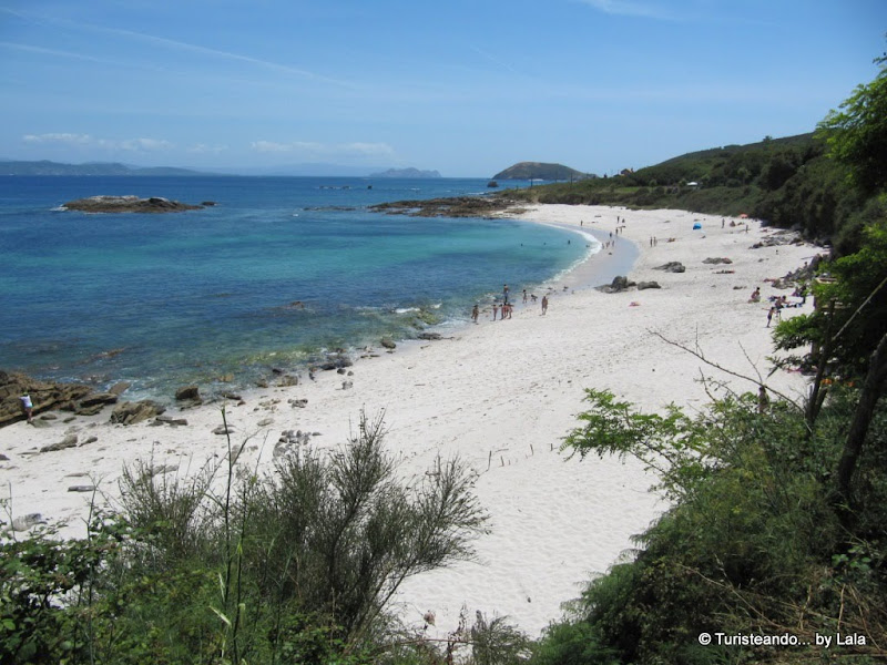 Playa Area dos Cans, Isla Ons