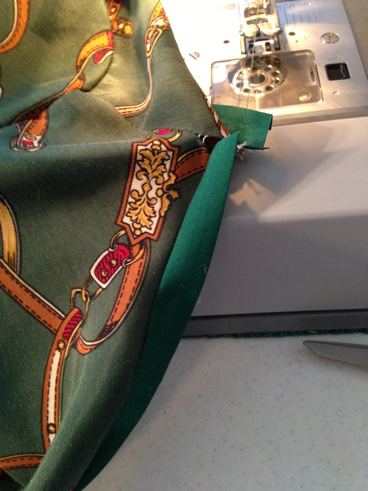 SewPetiteGal Sewing 101 Finishing Edges w/ Bias Tape