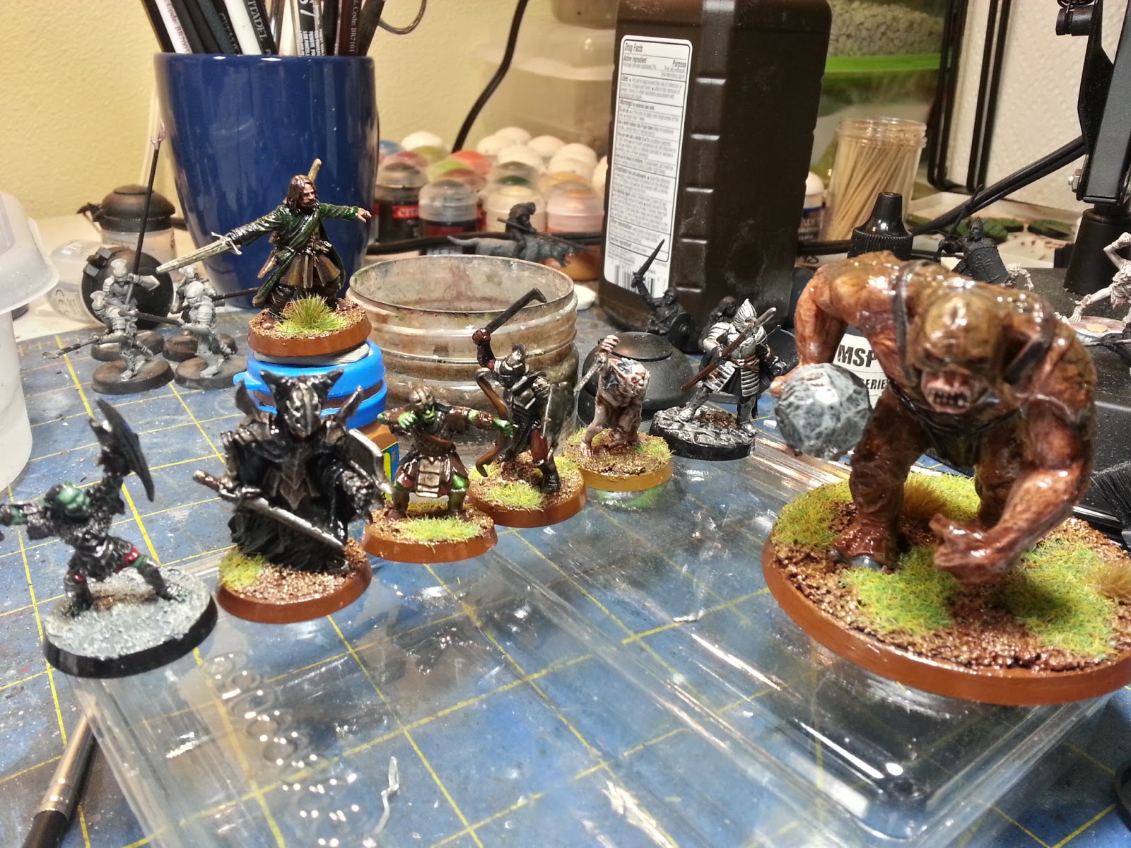 Dabblings from the Tabletop Gloss and Matt Varnishing Miniatures