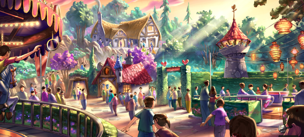 Insights and Sounds Is This Art for New Fantasyland in Japan?