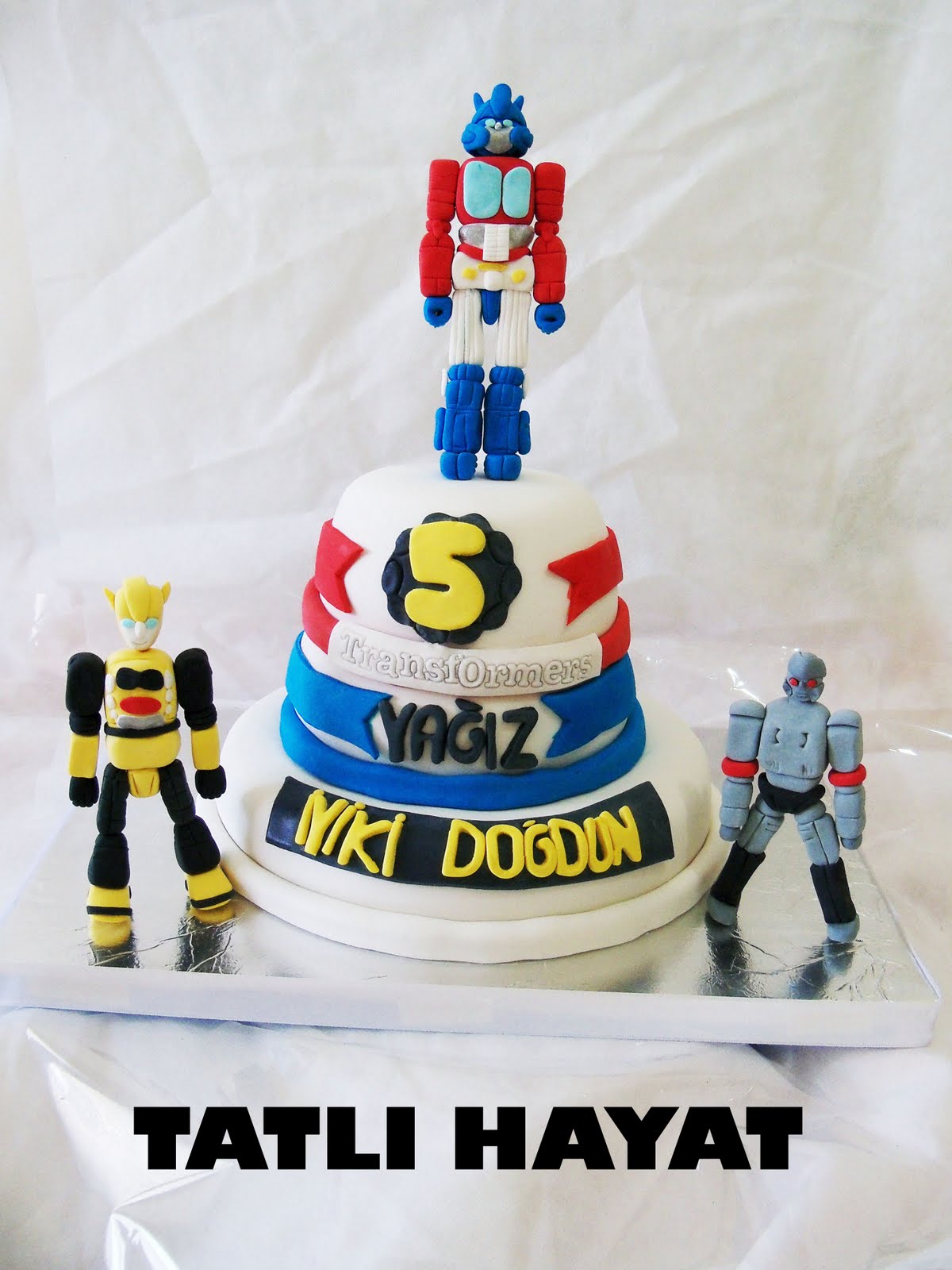 TATLI HAYAT PASTA TASARIM TRANSFORMERS PASTA