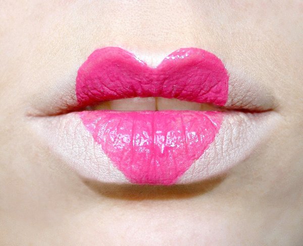 Makeup valentine valentines pink lip atis panas Panas Atis: Valentine’s Day Makeup Ideas 2012