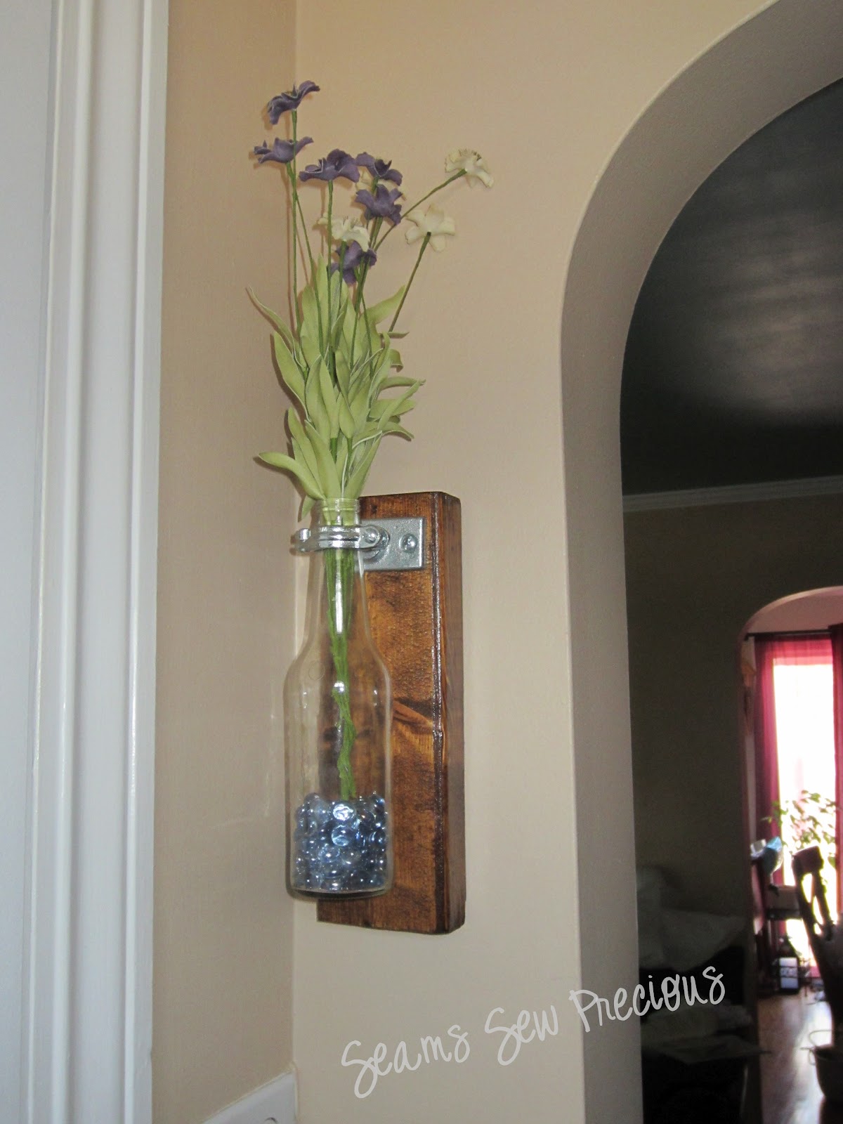 Crafting in the Land of Diapers and Naps DIY Wall Vases