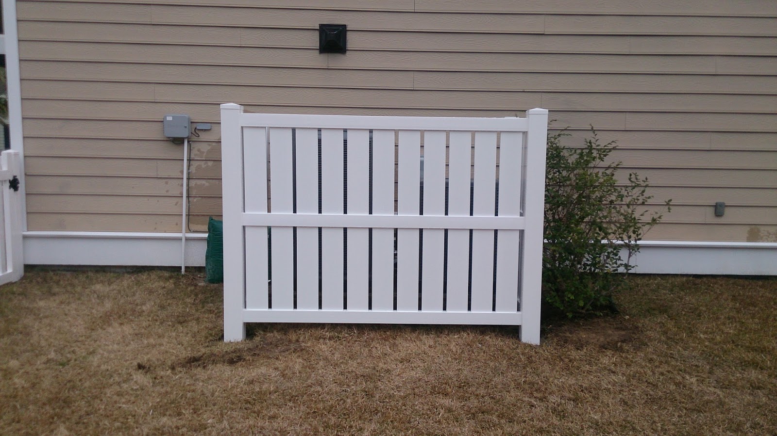 Town & Country Fences, LLC A/C Heat Pump Enclosure