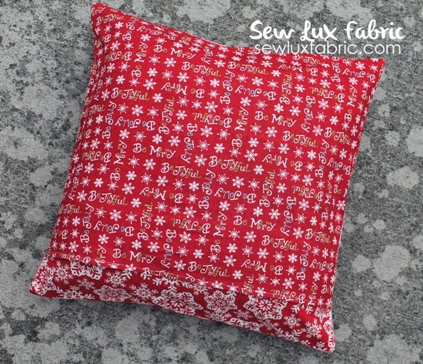 Sew Lux Fabric Blog Tutorial Twisted Ribbons Pillow