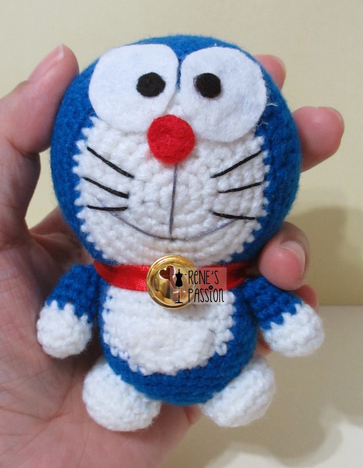 My Couture Sewing Journey: My amigurumi Doraemon!