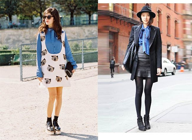 Camisa con lazo Tendencia estrella de este otoño