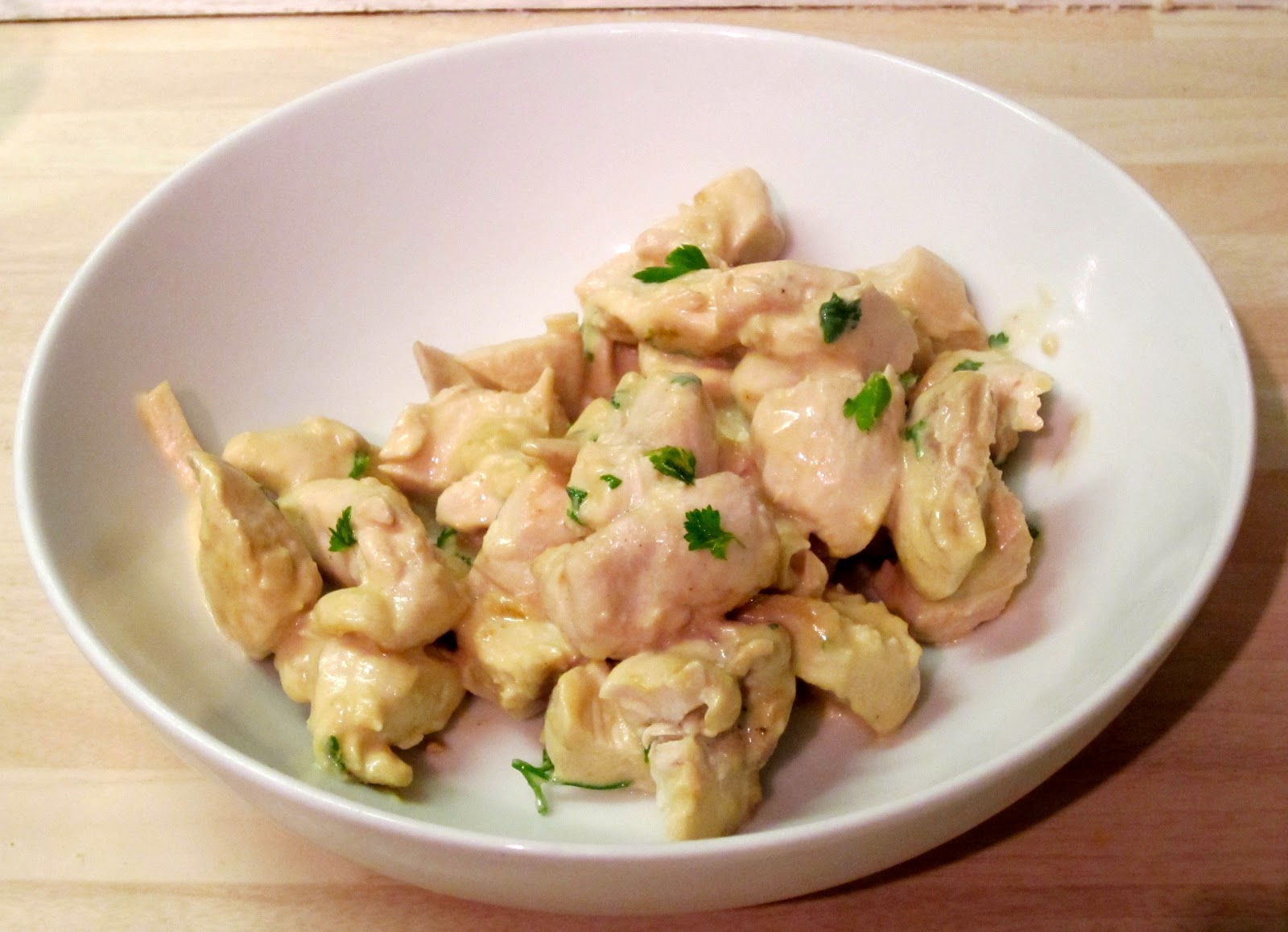 mamacook Creamy Mustard Chicken for Babies and Toddlers