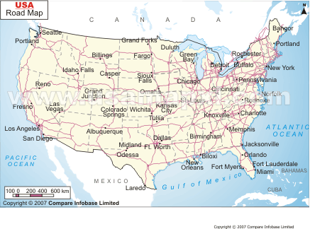 Us+and+canada+map+with+cities