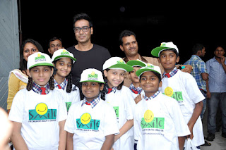 Ajay Devgan & Rohit Shetty meet children from Smile Foundation photos