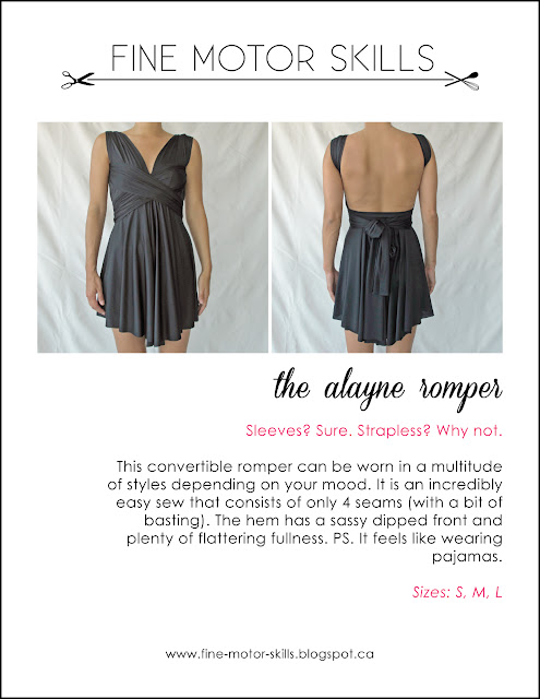 Convertible Romper Dress Pattern