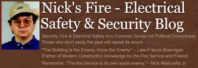 Nick's Fire - Electrical- Safety  & Security Blog