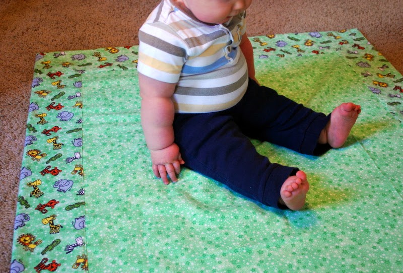 Sunshine and a Summer Breeze Flannel Baby Blanket