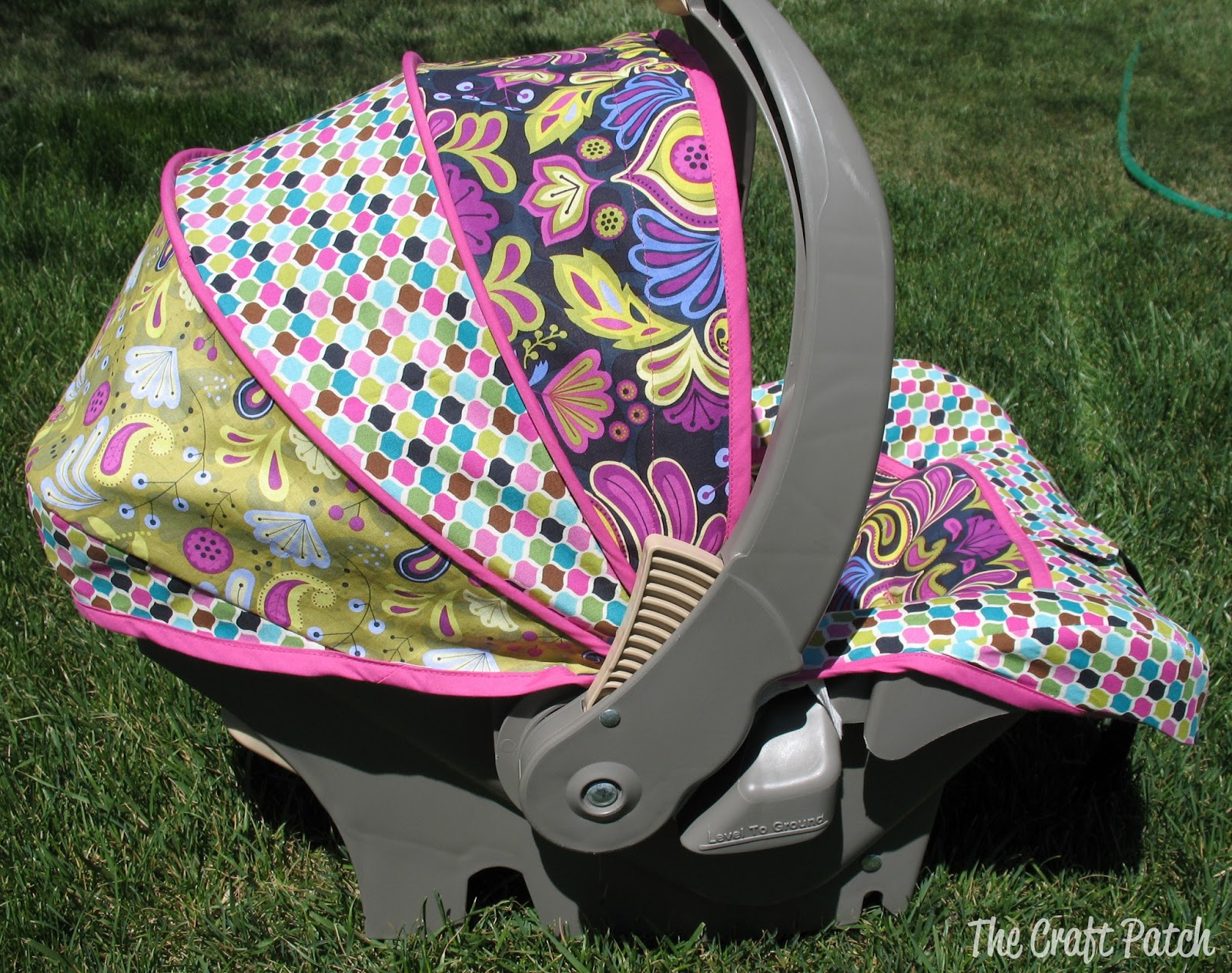 The Craft Patch Custom Car Seat Cover DIY