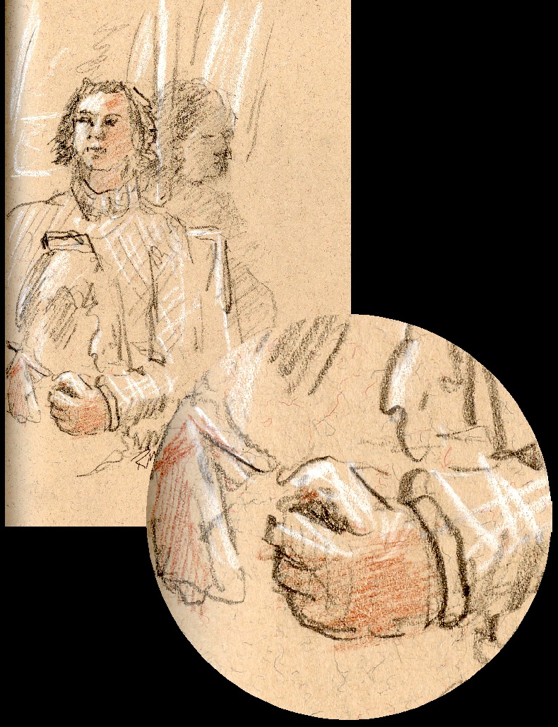 art plein air drawing hands observe and practice drawing hands