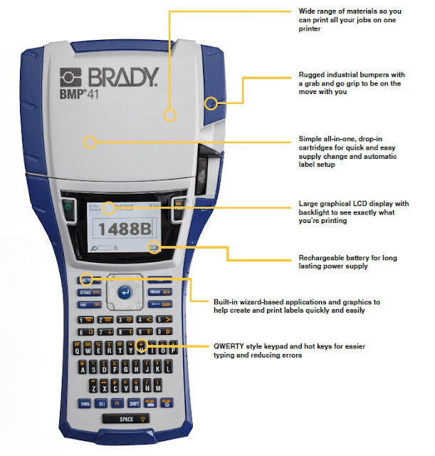 The Q Source Resource The Brady BMP41 Label Printer One & Done