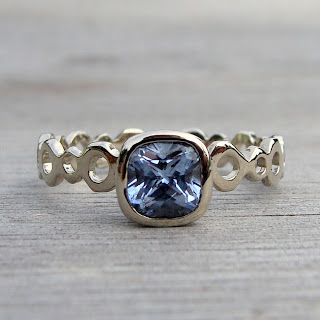 blue spinel ring