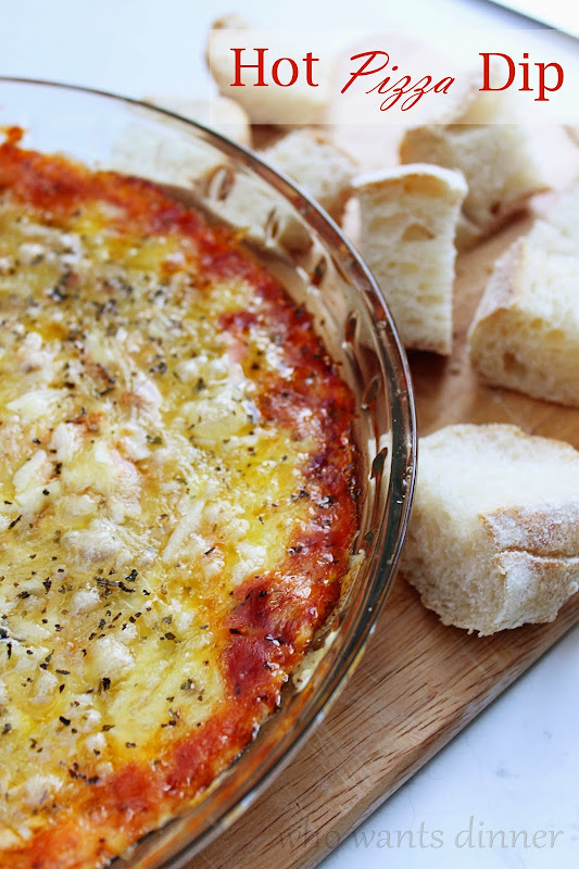 Who Wants Dinner? Hot Pizza Dip