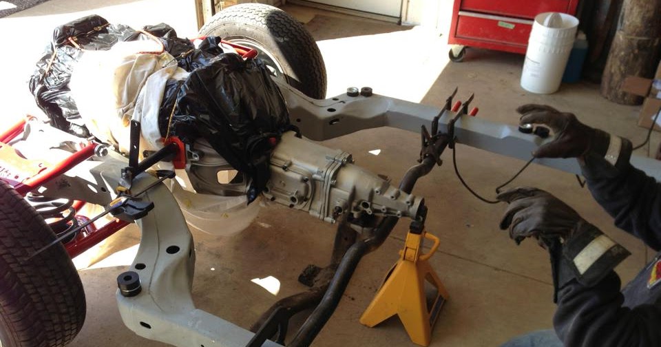 67 Malibu 454 Build Transmission Crossmember Install