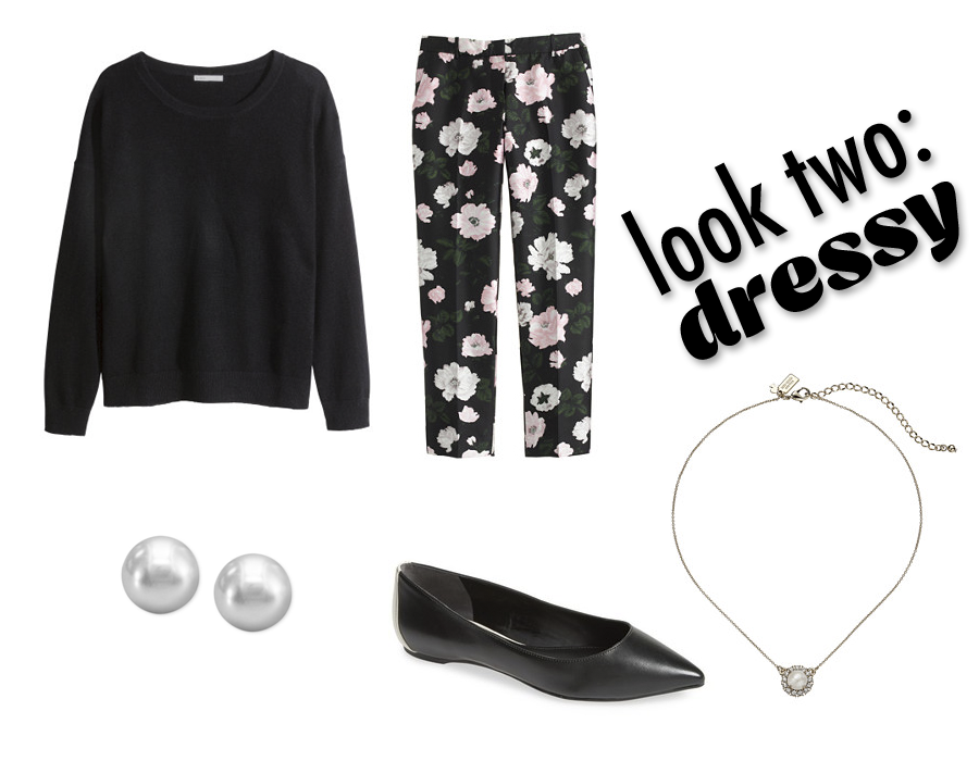 How To Style Plain Black Sweater life according to francesca