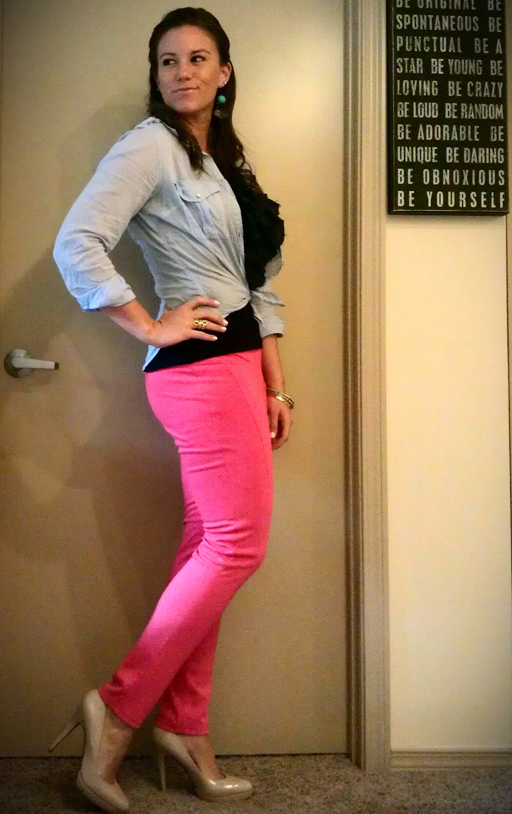 Pink, Glitter, and Gold: Barbie Pants and Bum