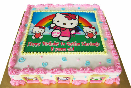 Birthday Cake Edible Image Hello Kitty
