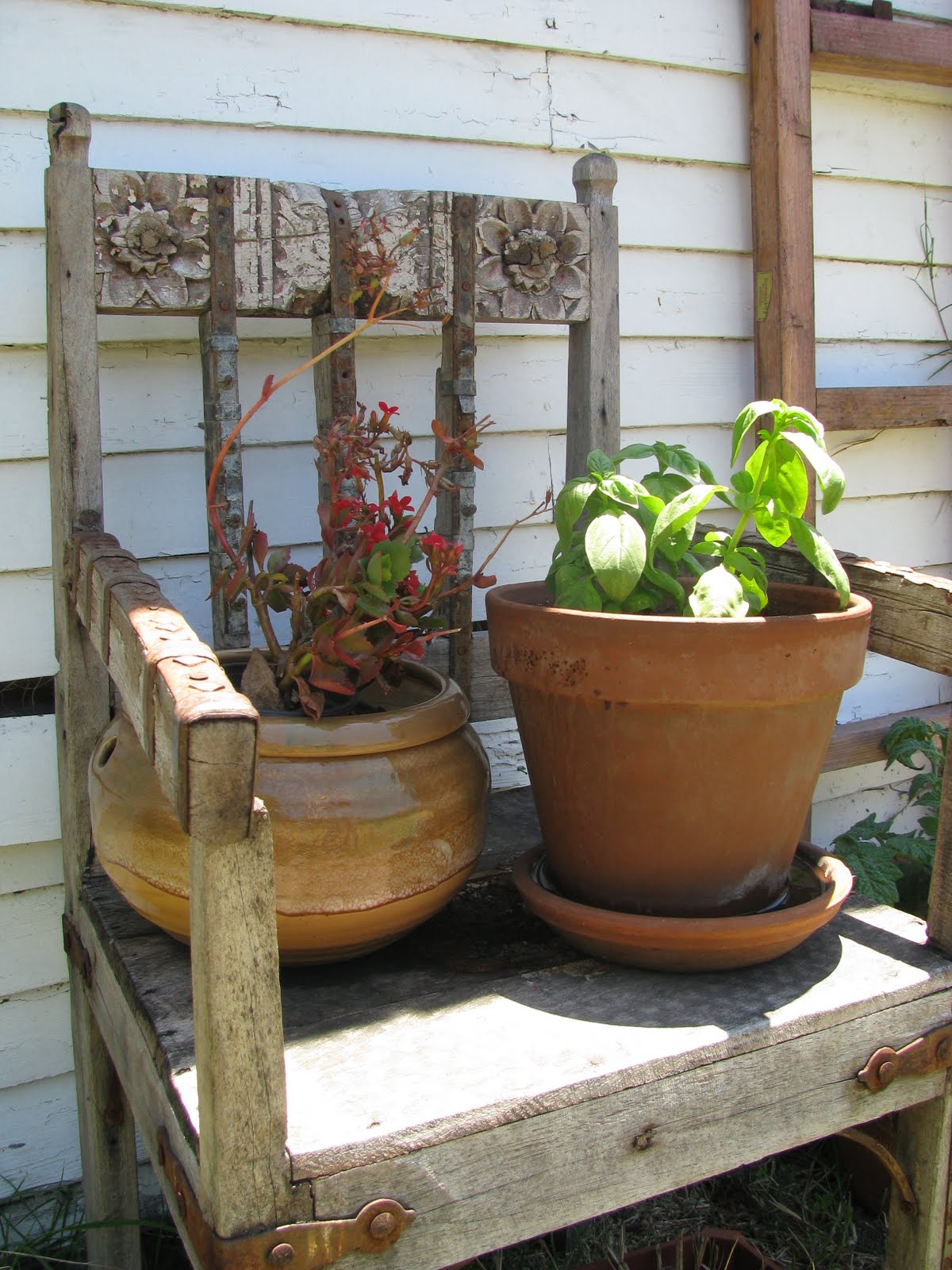 kats in the belfry gardening with found objects