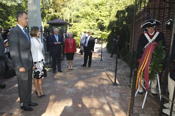 King Felipe VI of Spain and Queen Letizia of Spain visits the first President of the US George Washington's Mount Vernon