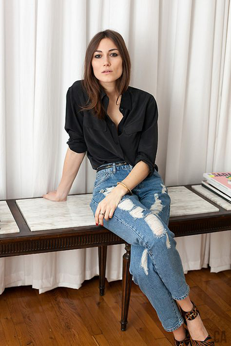 Giorgia Tordini, muse, style icon, distressed denim Giorgia Tordini, muse, style icon, distressed denim