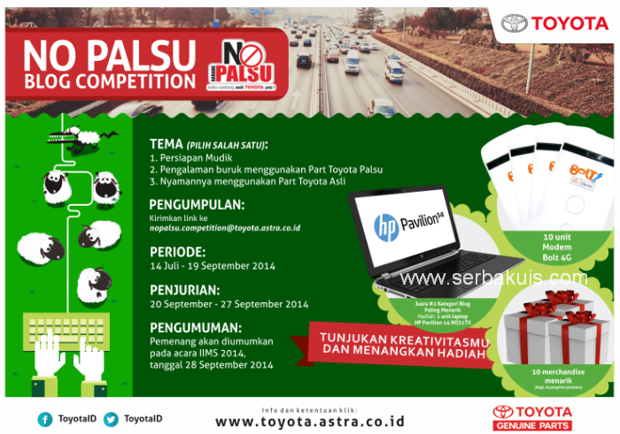 Kontes Blog No Palsu Berhadiah Netbook HP Pavilion