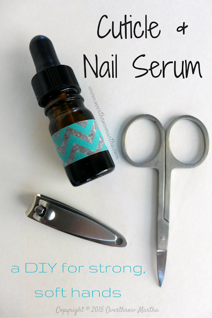 Get beautiful #hands with this #DIY cuticle and nail serum #DIYbeauty
