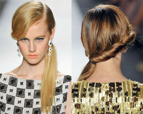 Prichyoskiyes Bokovoj Hvost Prichyoska Na Dlinnye Volosy