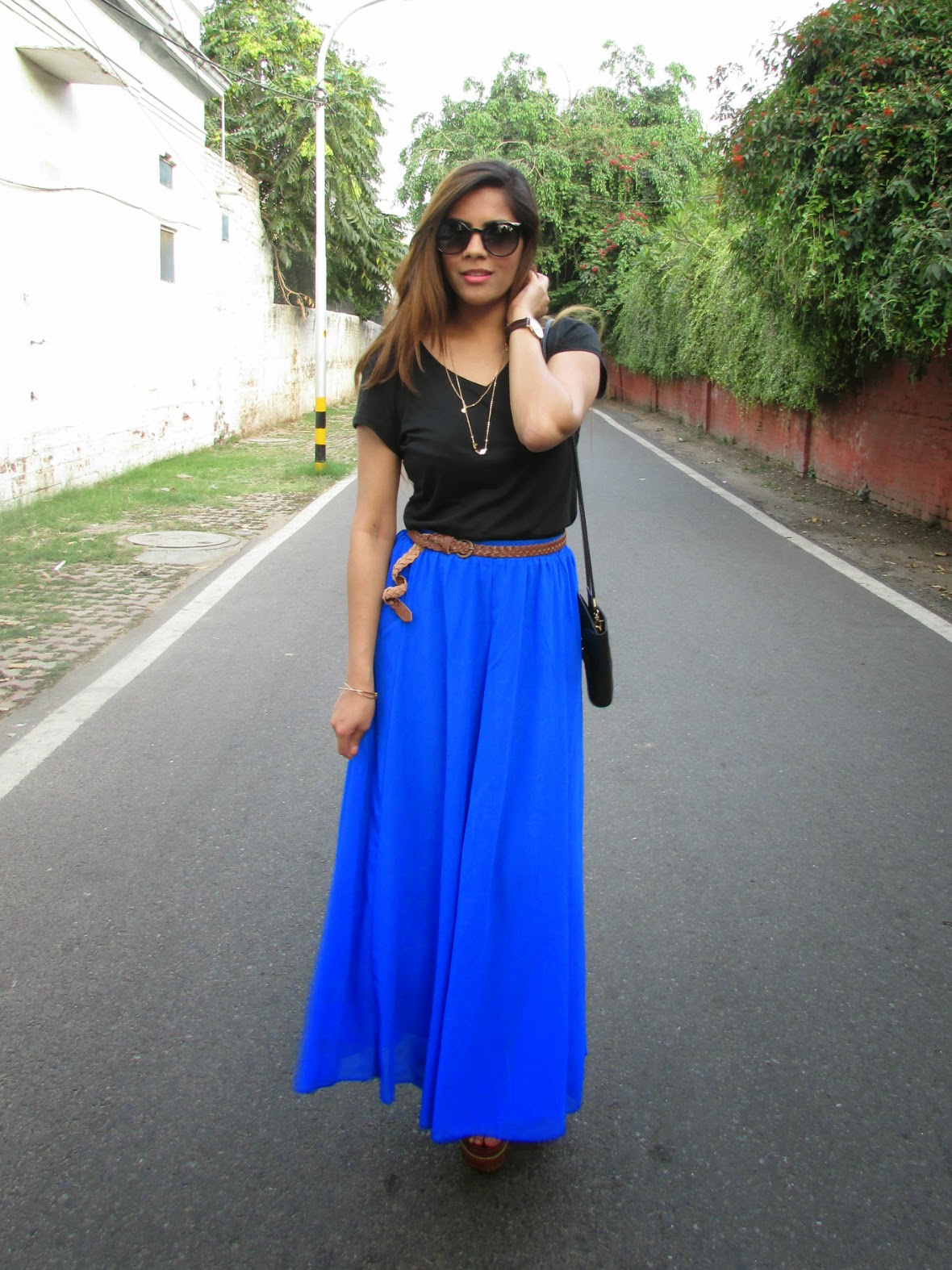   How to style maxi skirt, summer trends 2915, Indian fashion blogger, retro style, cheap maxi skirt online, popbasic, double string necklace, retro outfit, fashion, popbasic review, maxi skirt simple tshirt, maxi skirt of petites, how to look tall in maxi skirt, ombre haie, best hair color for summers, summer hair, maxi skirt for short people, blue maxi skirt, summer jewelry trends 2015, spring fashion trends 2015, beauty , fashion,beauty and fashion,beauty blog, fashion blog , indian beauty blog,indian fashion blog, beauty and fashion blog, indian beauty and fashion blog, indian bloggers, indian beauty bloggers, indian fashion bloggers,indian bloggers online, top 10 indian bloggers, top indian bloggers,top 10 fashion bloggers, indian bloggers on blogspot,home remedies, how to