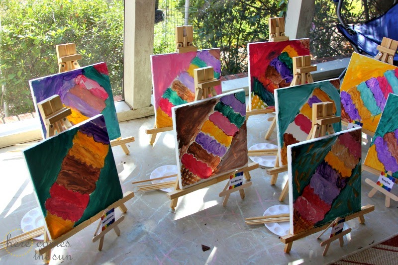 How to Host an Art Birthday Party Here Comes The Sun