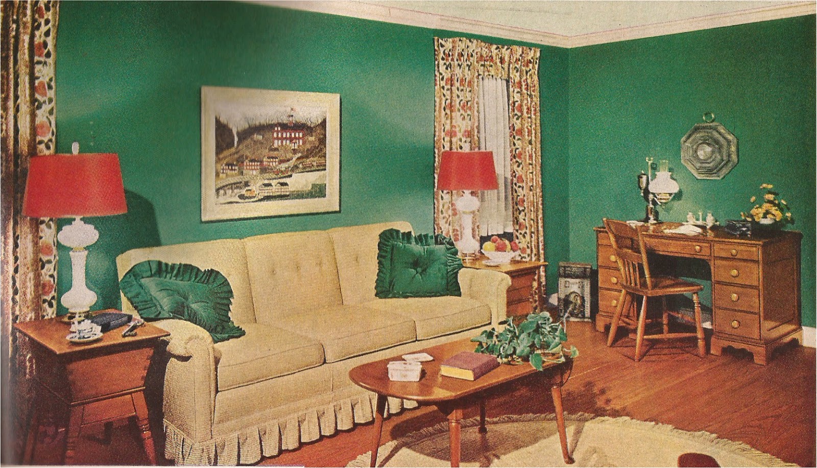 early american living room sets
