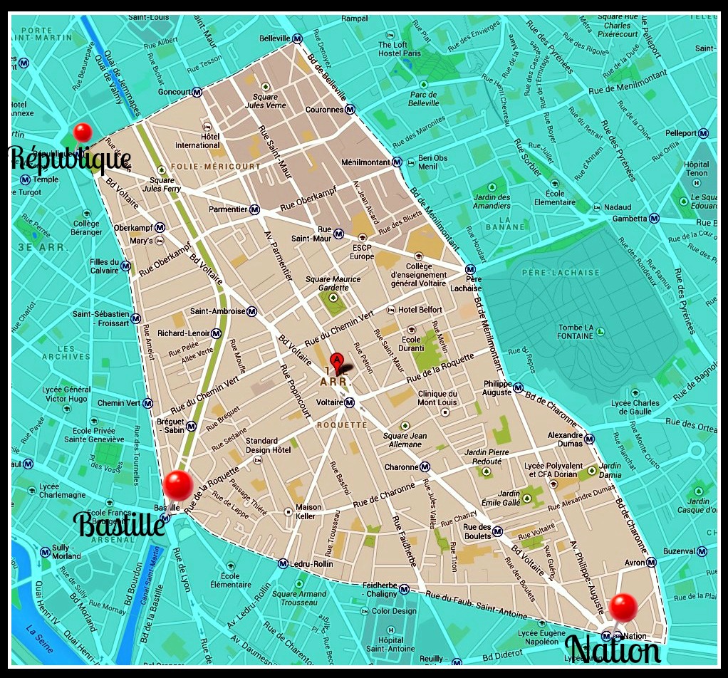 2 La Aventura de Vivir en París. 11 arrondissement.