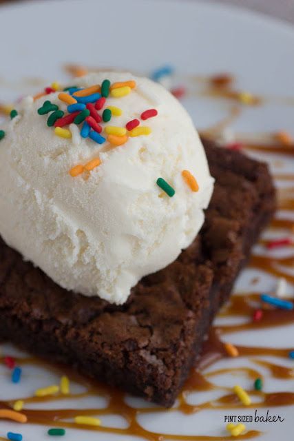 Three ingredient brownies made with an IKEA hack that you'll love! Make these brownies now!