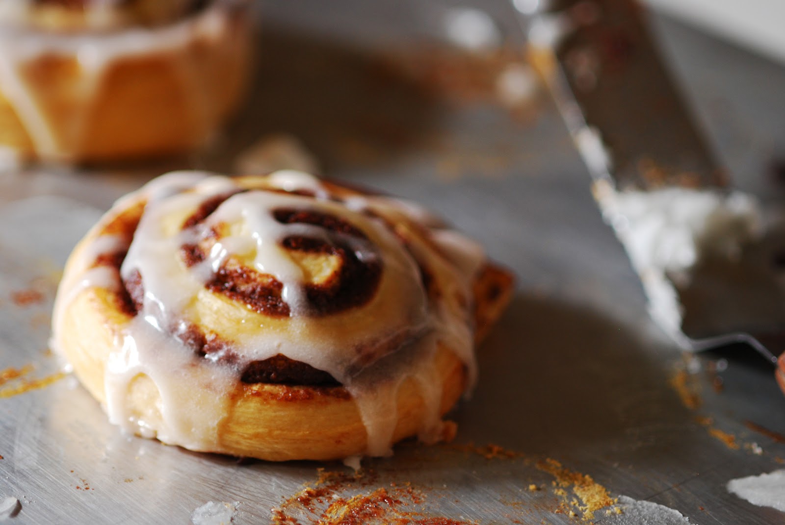 a suburban kitchen Cinnamon Rolls In a Tube?