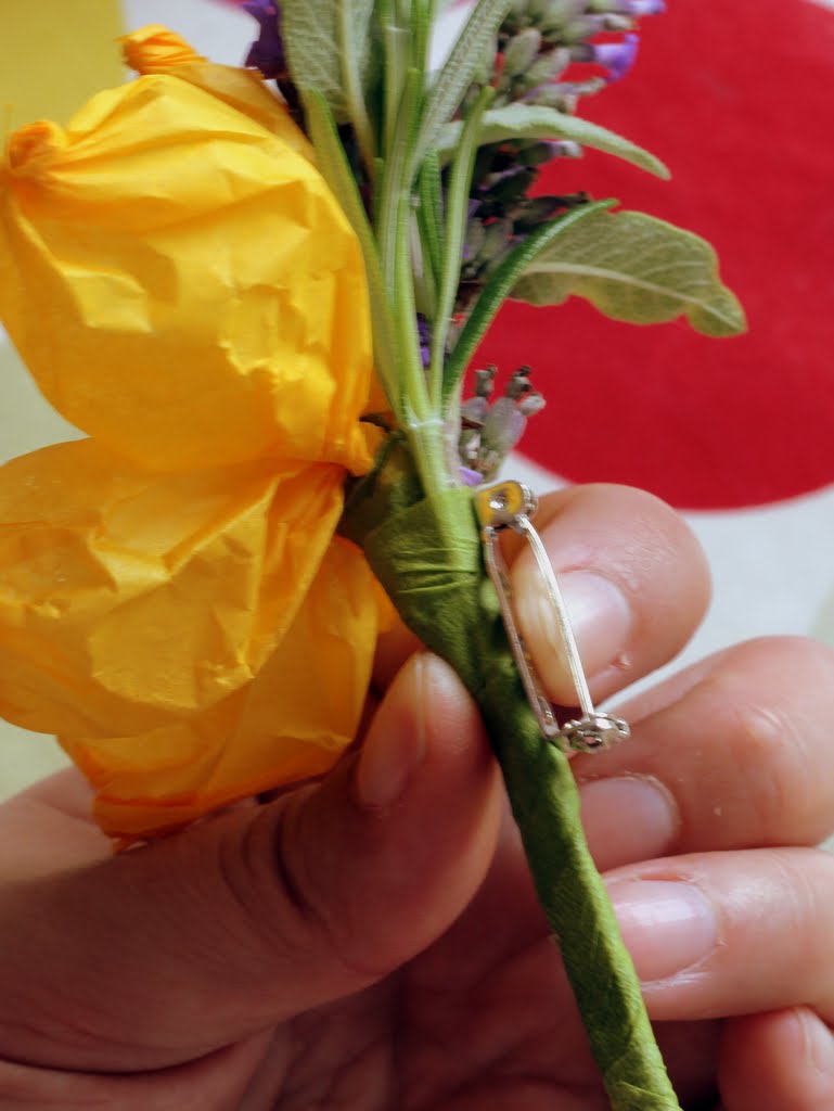 All The Live Long Day How To Make A Paper Flower Boutonniere or Corsage