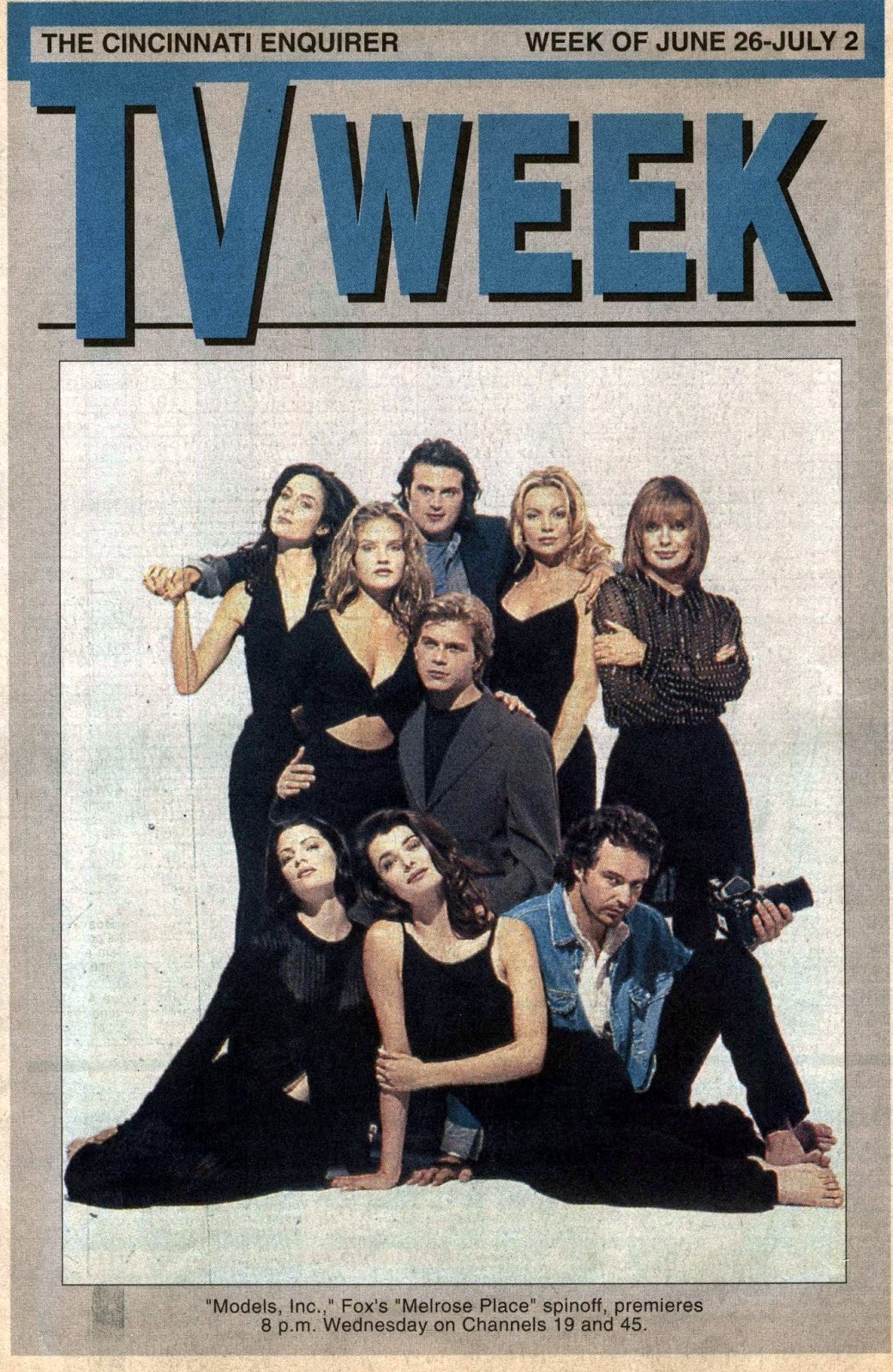 The Soap Opera Saga Models IncLocal TV Guide Cover