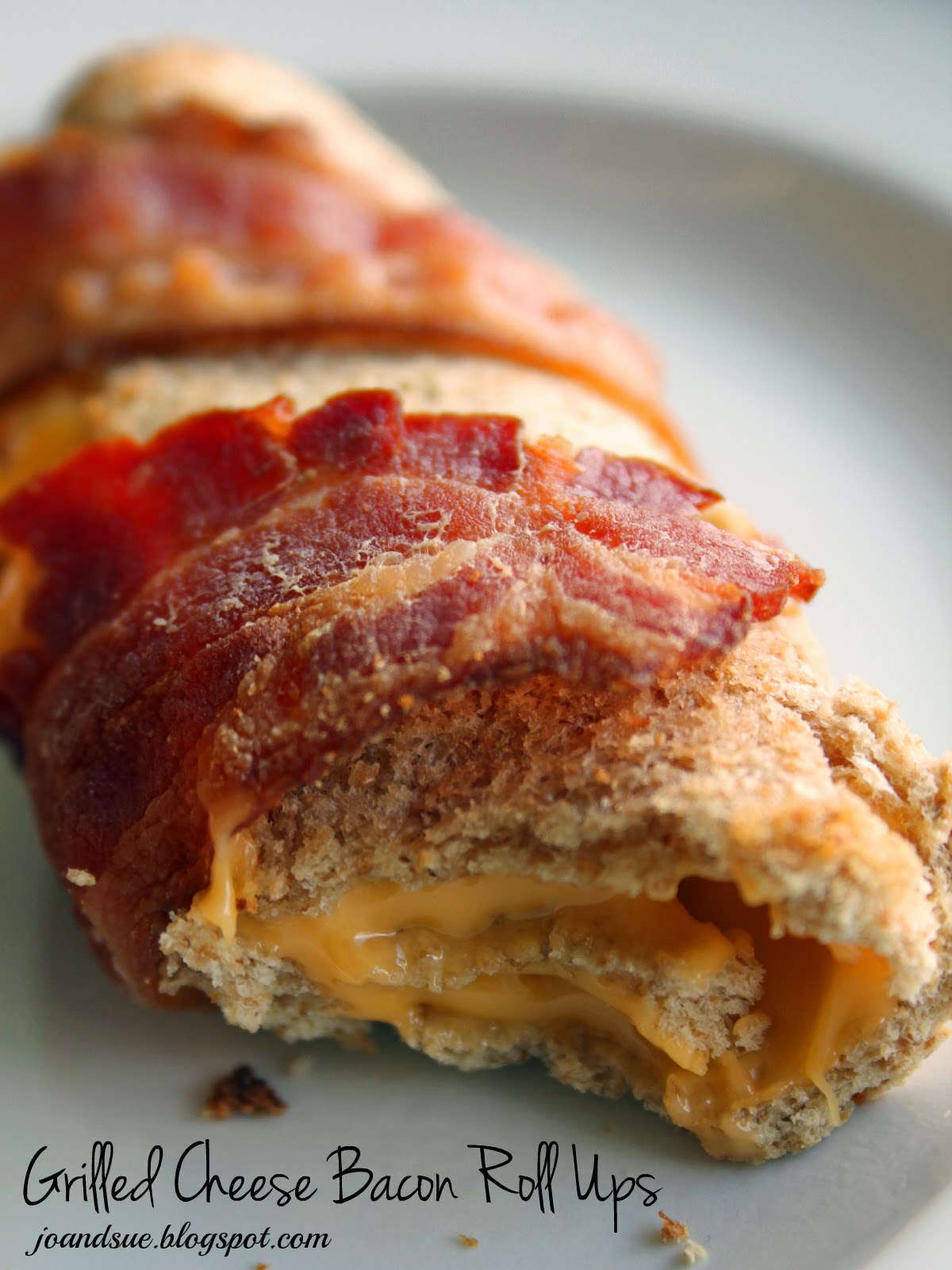 Jo and Sue Grilled Cheese Bacon Roll Ups